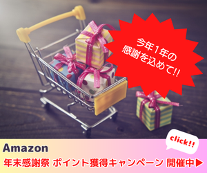 Amazon 年末感謝祭 ポイント獲得キャンペーン 今年1年の感謝を込めてポイント獲得キャンペーン開催中。ポイントがお得に貯まる高ポイント商品が盛りだくさん。