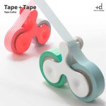 向かい合ったデザインがかわいい☆ 二つのテープがセットできる「テープ＋テープ」
