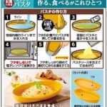 作る・食べるがこれ一つ☆ レンチンで手軽に作ってそのまま食べれる「お皿になるレンジでパスタ」