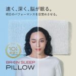 脳が眠る質の良い睡眠☆ 頭を冷やして速く深く眠れる枕「ブレインスリープ ピロー」